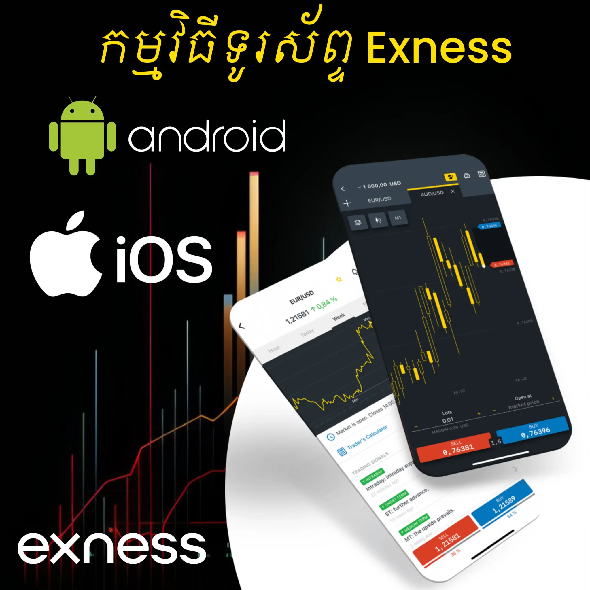 ទាញយក Exness APK & កម្មវិធីទូរស័ព្ទ